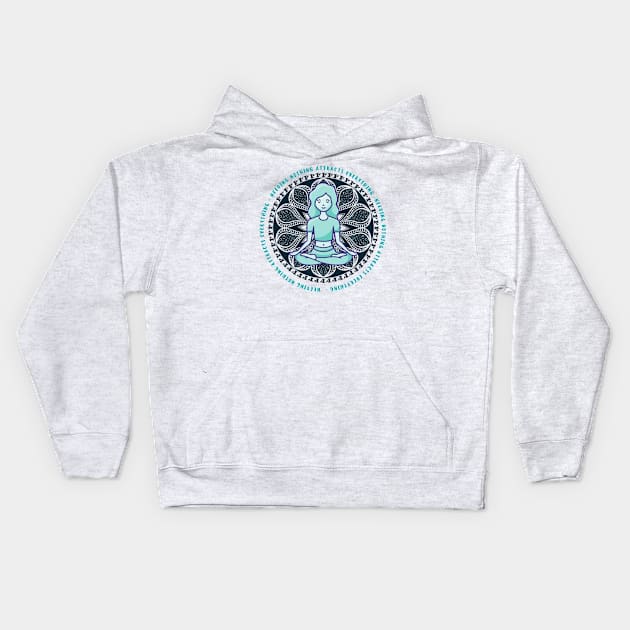 Needing nothing Kids Hoodie by Paciana Peroni